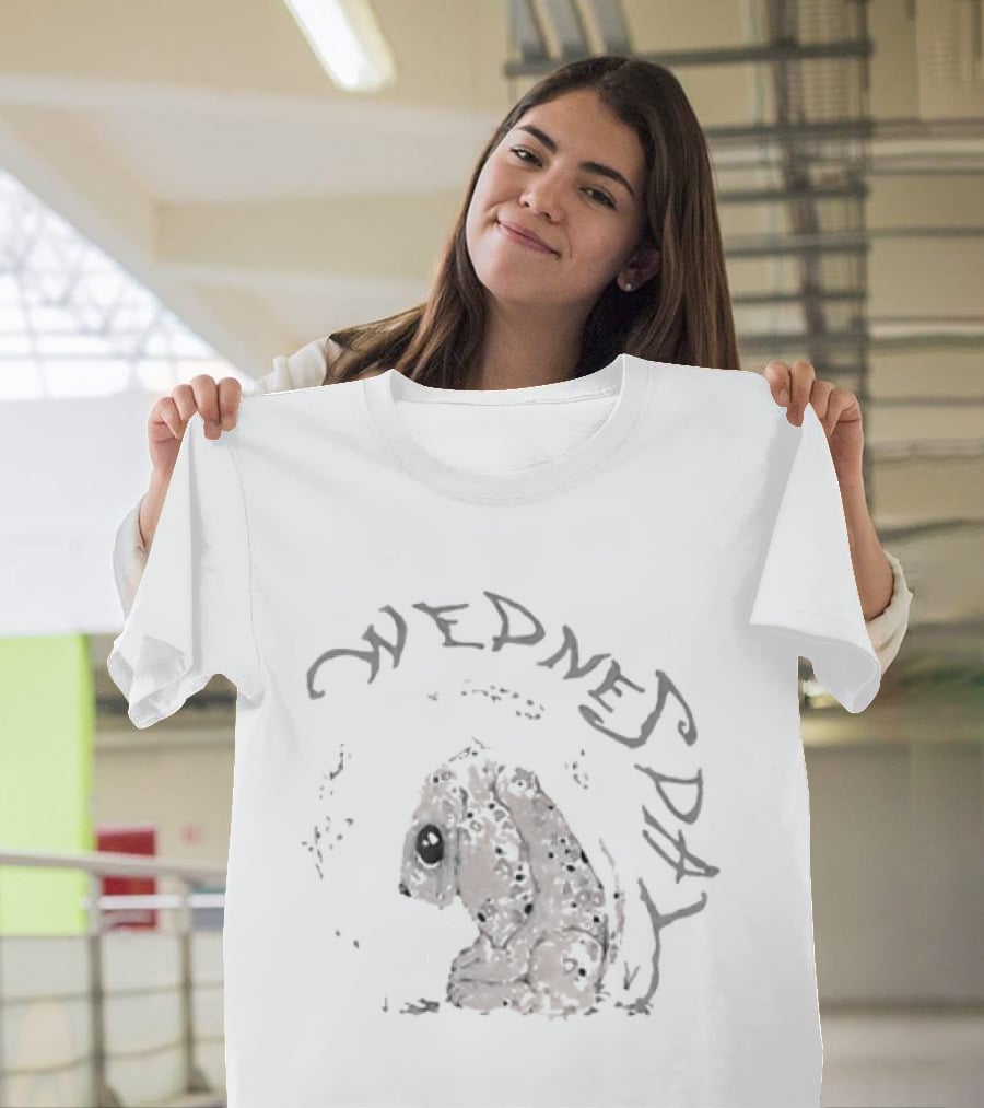 Wednesday Sad Puppy Gothic Creepy T-Shirt