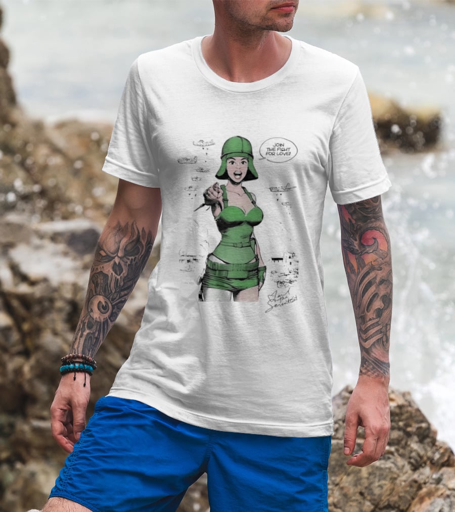 Alicia Keys Join The Fight For Love By Ian The Scientist T-Shirt