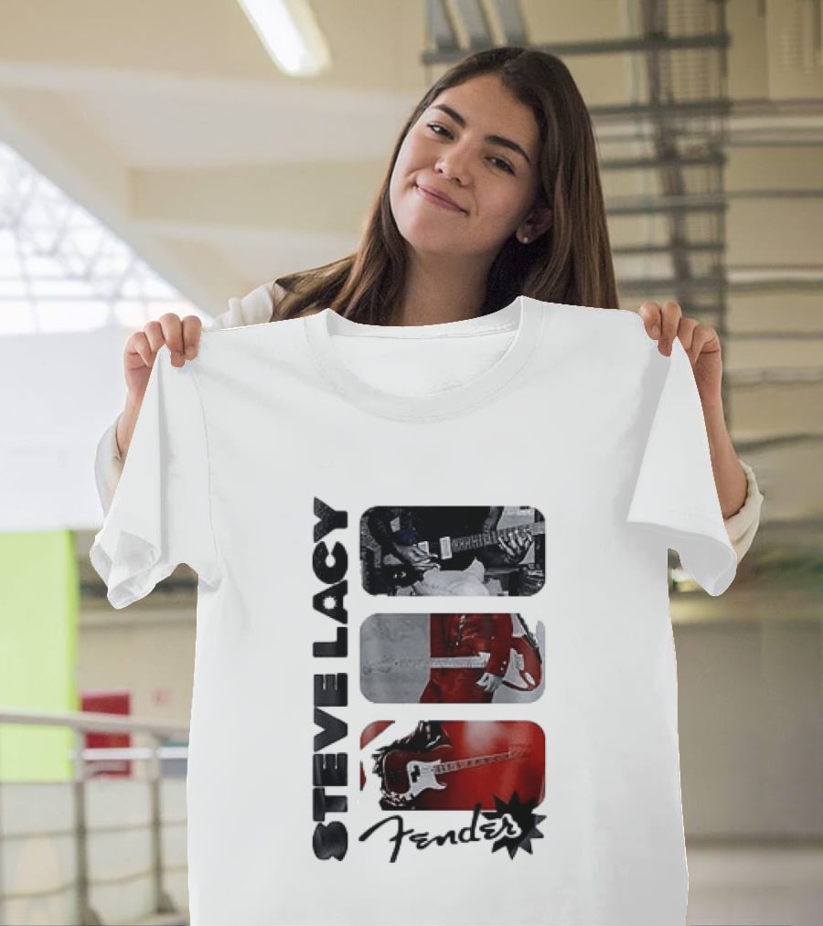 Steve Lacy Fender Oh Yeah Tour Guitar T-Shirt
