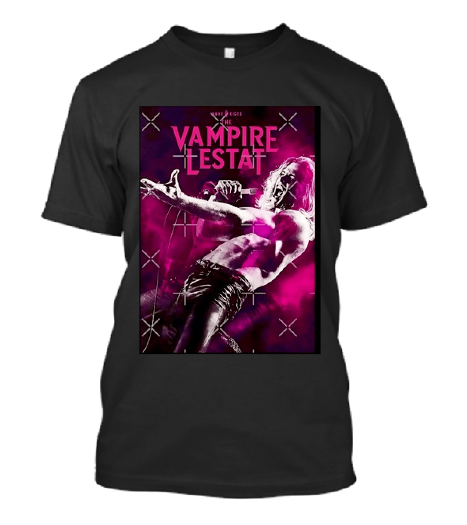 Anne Rice's The Vampire Lestat Gothic Horror Rock Star Aesthetic T-Shirt