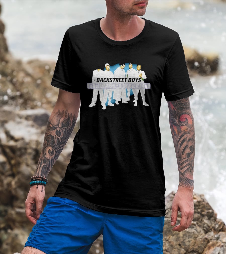 Backstreet Boys Millennium 90s Pop Boy Band Iconic Album Cover T-Shirt