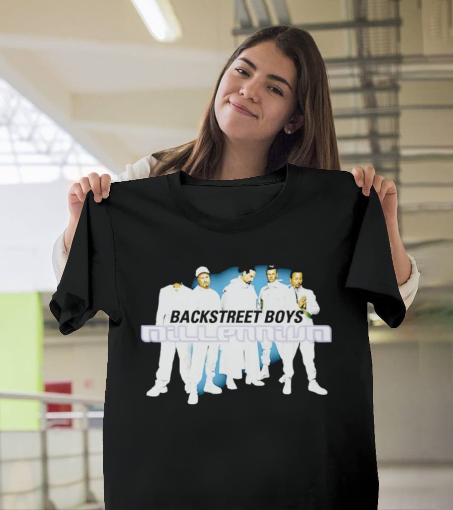 Backstreet Boys Millennium 90s Pop Boy Band Iconic Album Cover T-Shirt