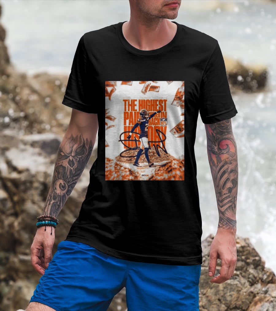 Devon Witherspoon NFL The Highest Paid Cornerback In History T-Shirt