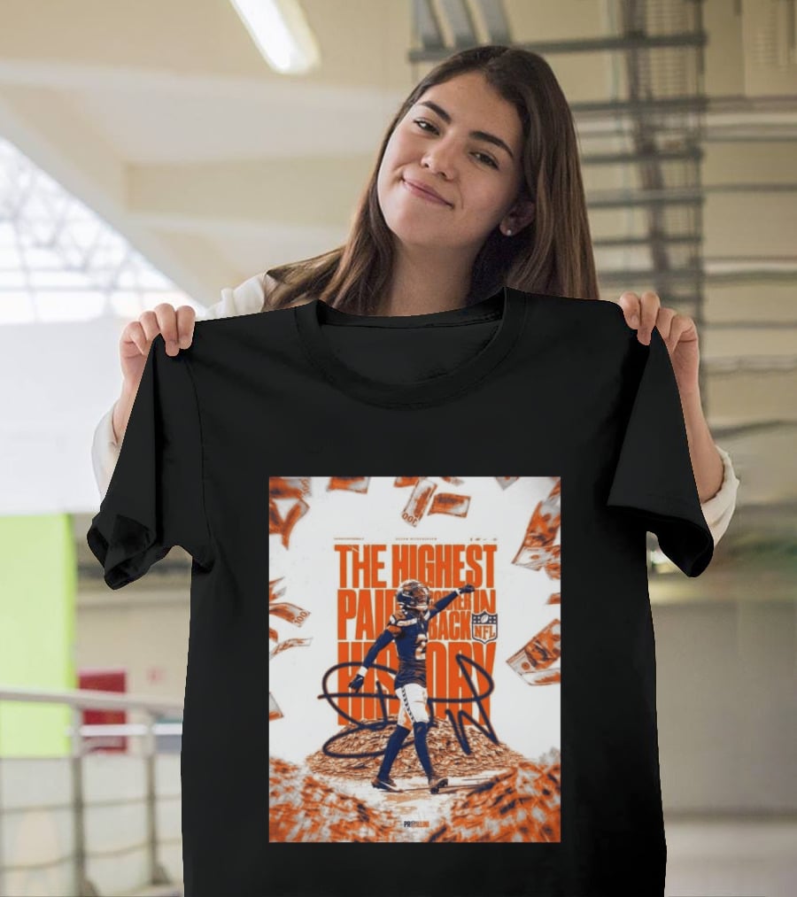Devon Witherspoon NFL The Highest Paid Cornerback In History T-Shirt