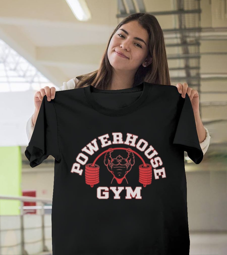 Powerhouse Gym Weightlifting Bodybuilding Lifting Weights Muscle Fitness T-Shirt