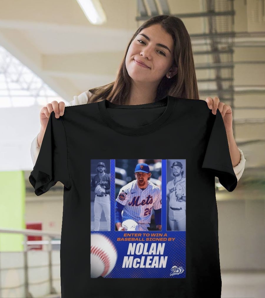 Enter To Win A Baseball Signed By Nolan McLean Mets 26 Celebrating 25 Years T-Shirt