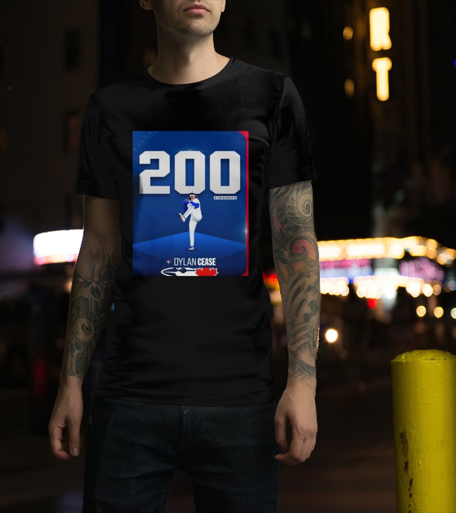 Dylan Cease 200 Strikeouts Baseball Pitcher T-Shirt
