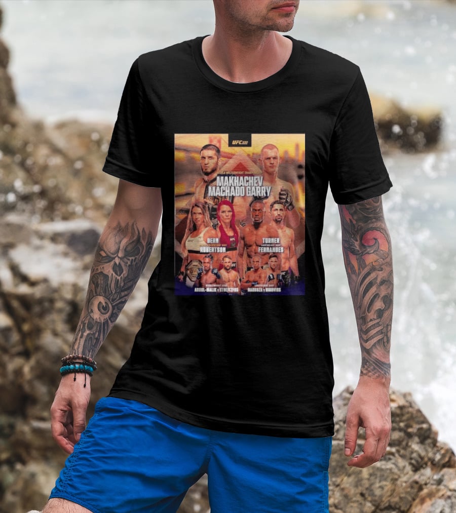 UFC 330 Welterweight Championship Makhachev Vs Machado Garry Dern Vs Robertson Turner Vs Fernandes T-Shirt