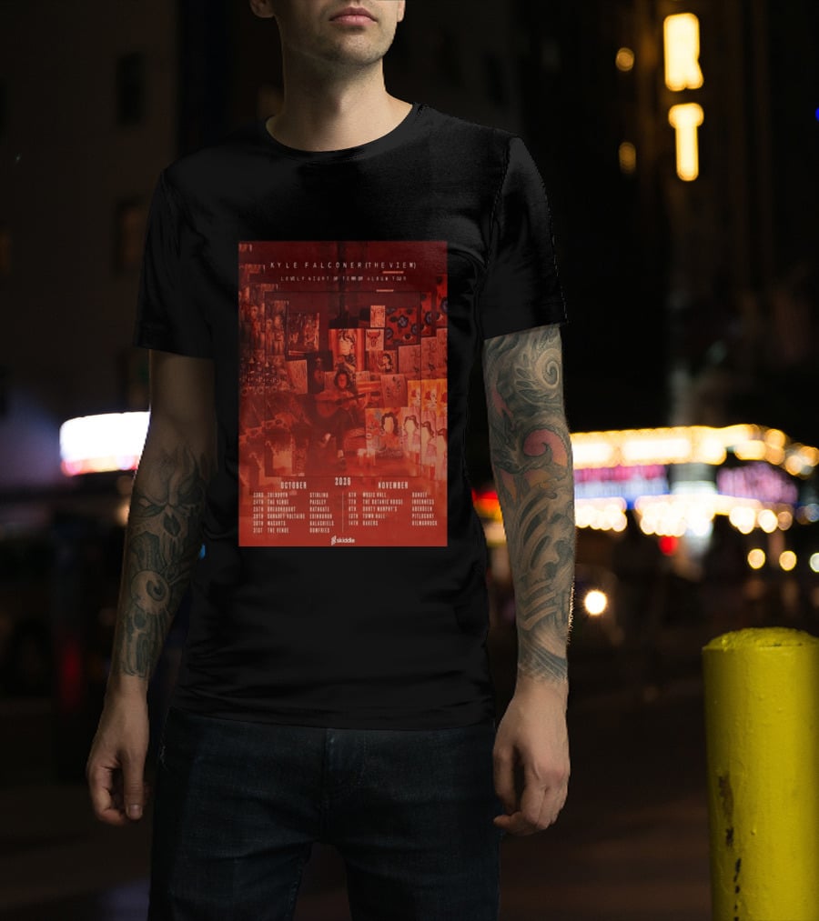 Kyle Falconer The View Lovely Night Of Terror Album Tour 2026 October November Scotland Dates T-Shirt