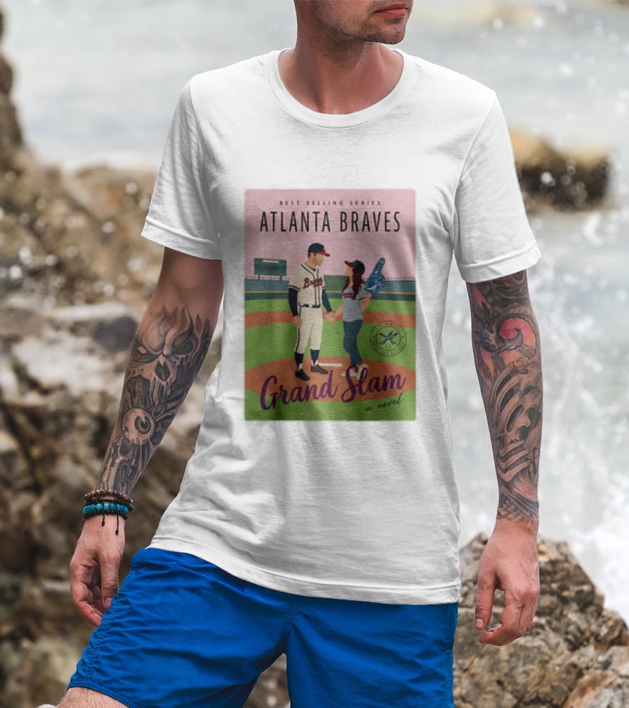 Atlanta Braves Best Selling Series Grand Slam Novel 2026 Giveaway T-Shirt