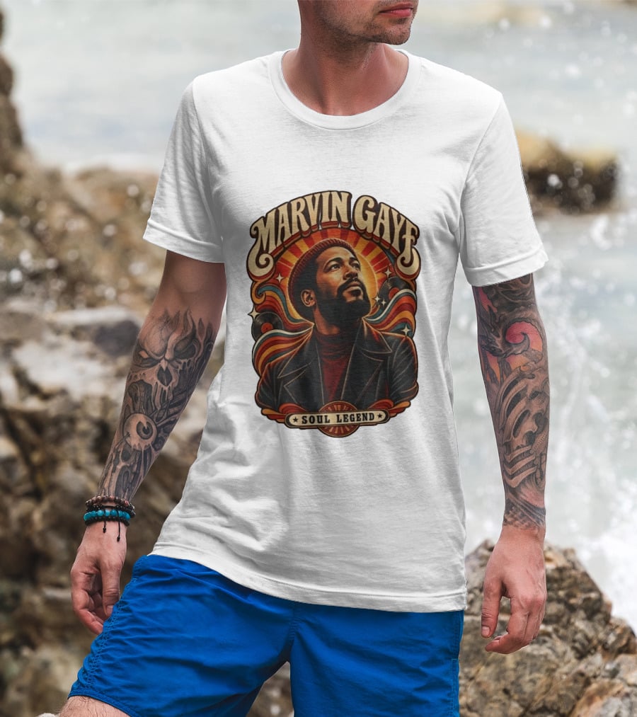 Marvin Gaye Soul Legend Motown T-Shirt