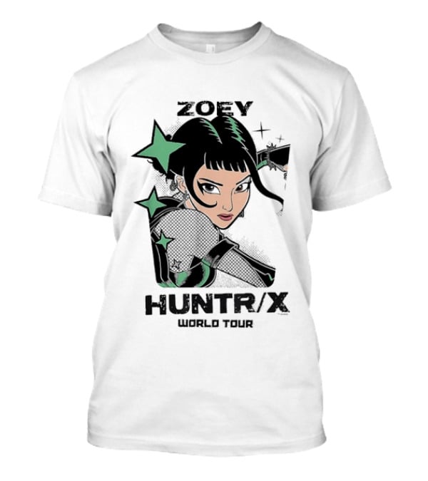 Zoey Huntr X World Tour Concert Music Artist Stars T-Shirt