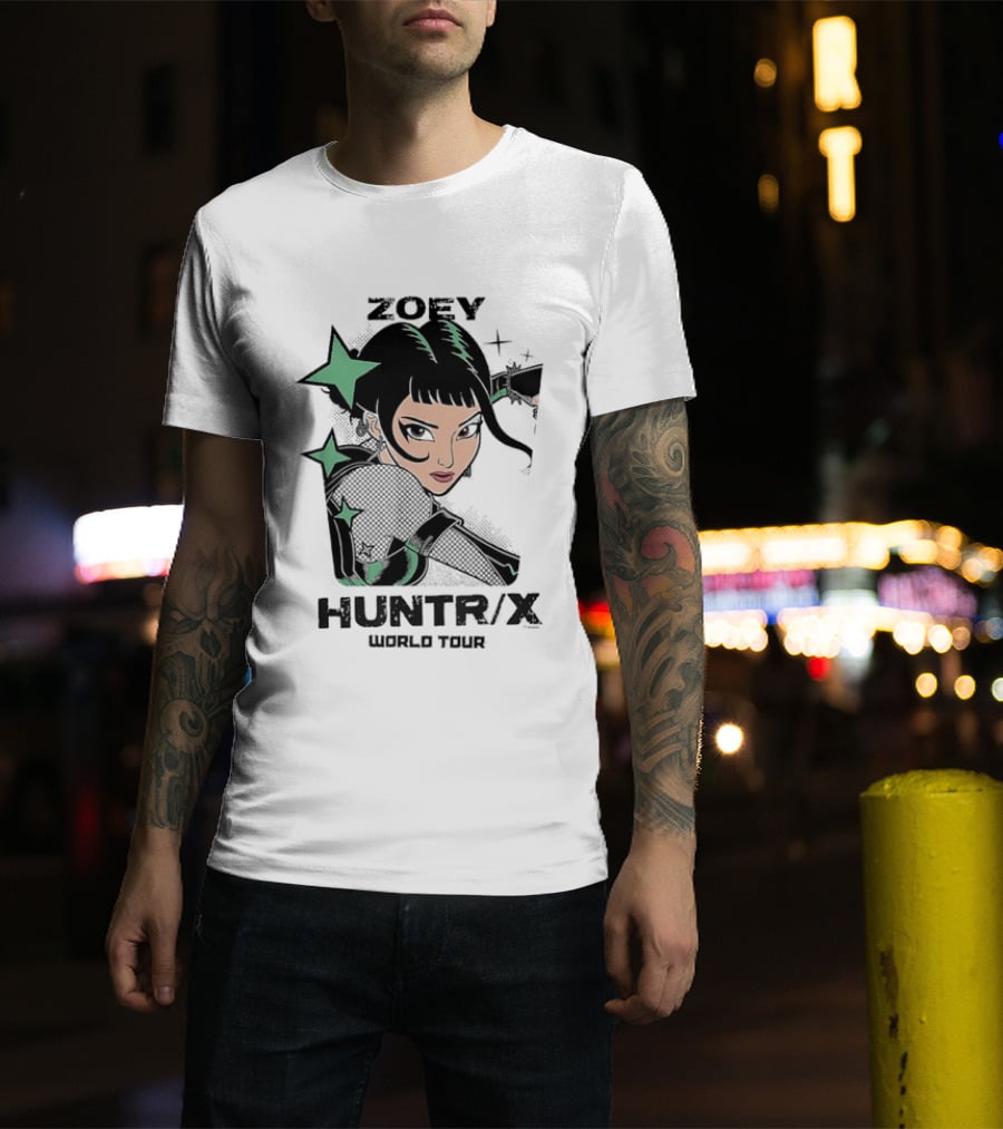 Zoey Huntr X World Tour Concert Music Artist Stars T-Shirt