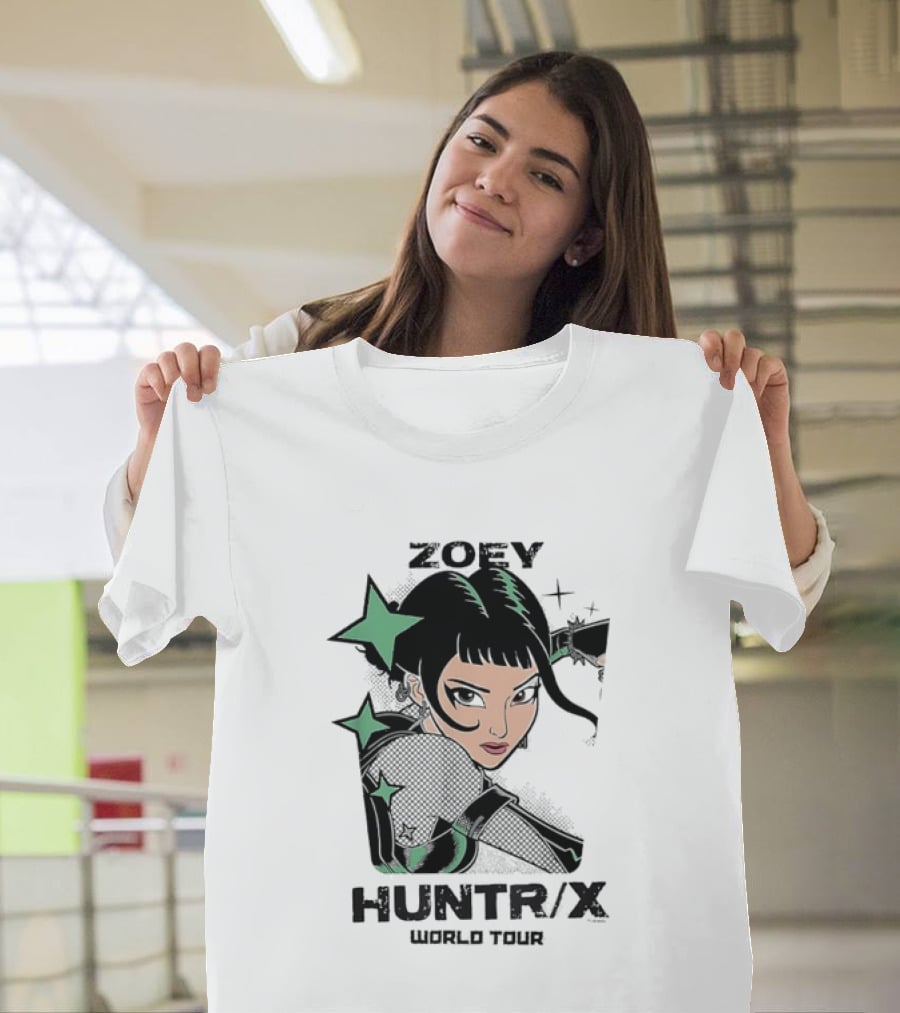 Zoey Huntr X World Tour Concert Music Artist Stars T-Shirt