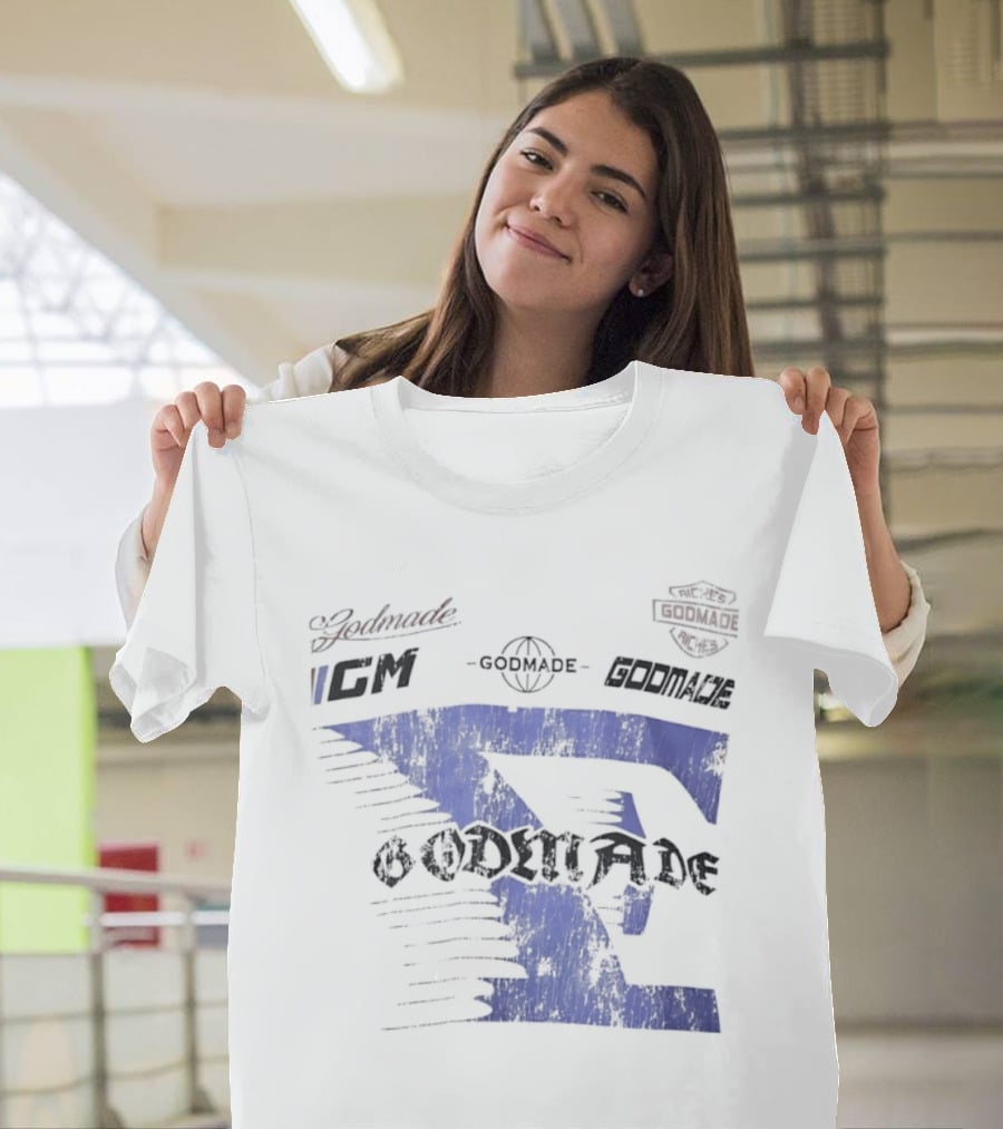 Godmade GM Worldwide Riches Premium Streetwear Distressed T-Shirt