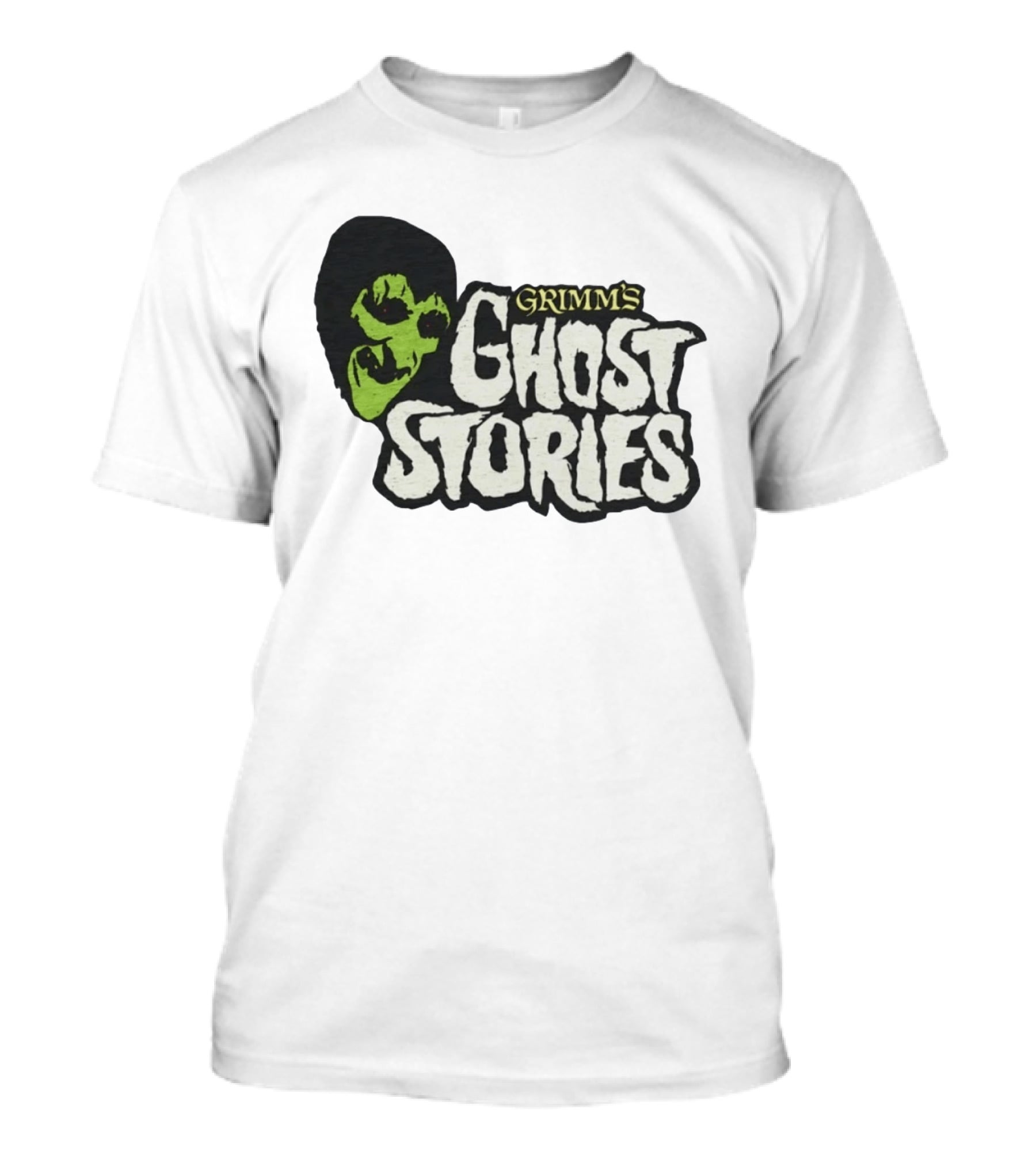 Grimm's Ghost Stories Spooky Horror Green Face T-Shirt