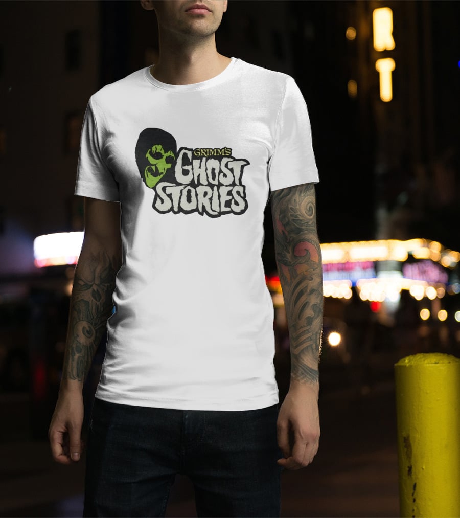Grimm's Ghost Stories Spooky Horror Green Face T-Shirt