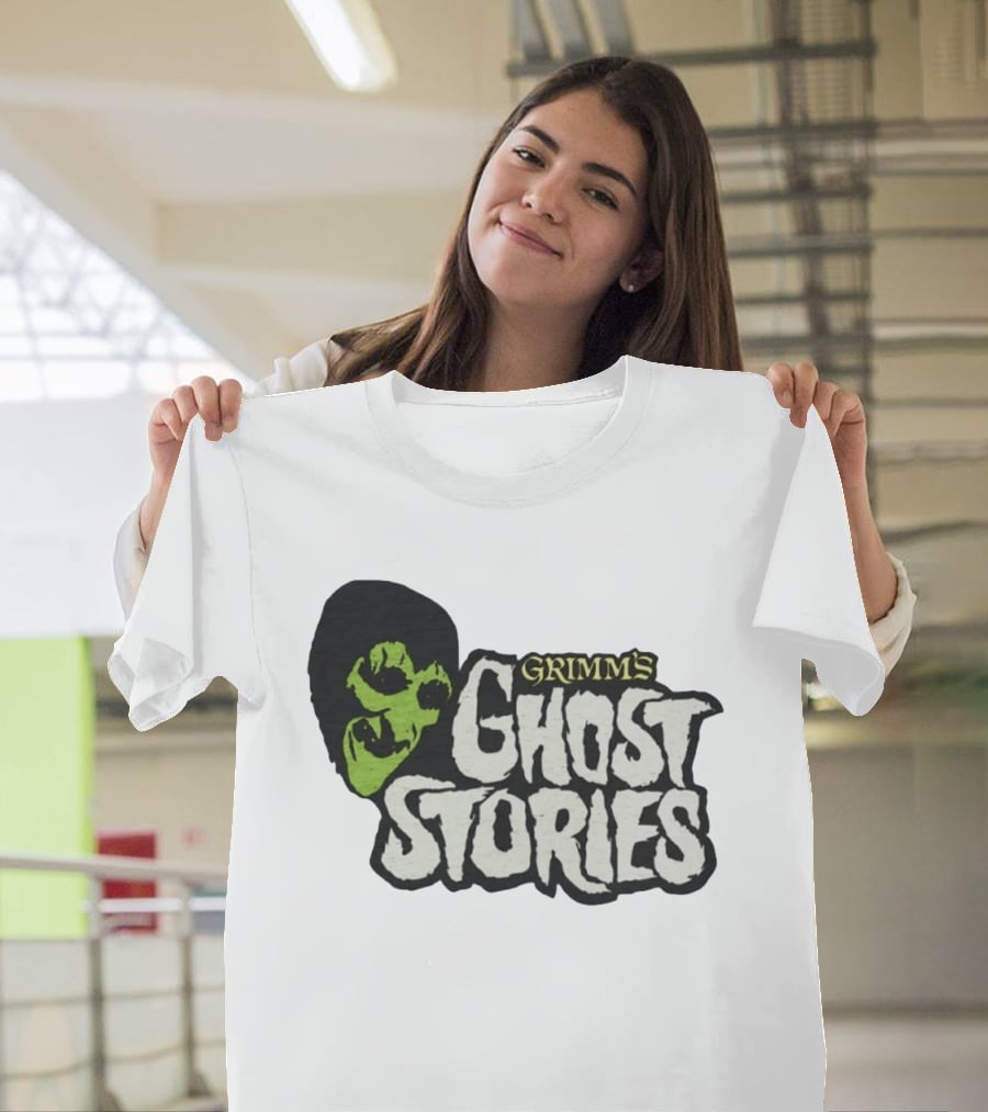 Grimm's Ghost Stories Spooky Horror Green Face T-Shirt