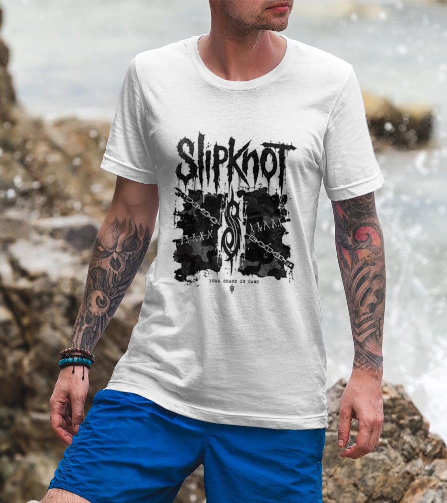Slipknot Chaos Stitched Into Every Scar Official Merchandise T-Shirt