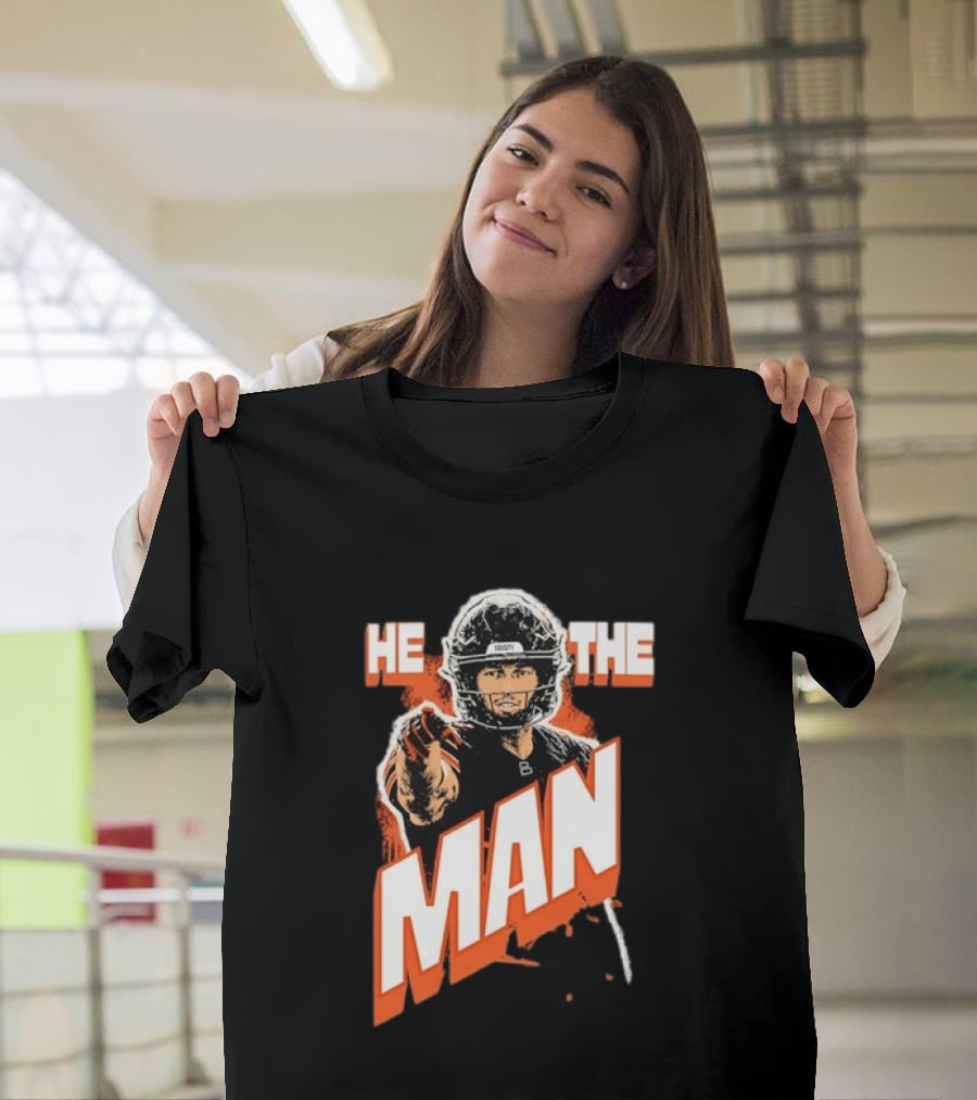 Caleb Williams He The Man Chicago Bears Fan T-Shirt