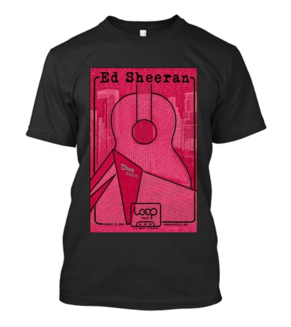 Ed Sheeran Loop Tour August 15 2026 U.S. Bank Stadium Minneapolis MN T-Shirt