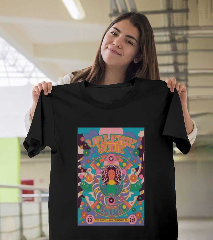 Valerie June With Samantha Diaz August 17 18 2026 The Chapel San Francisco CA T-Shirt