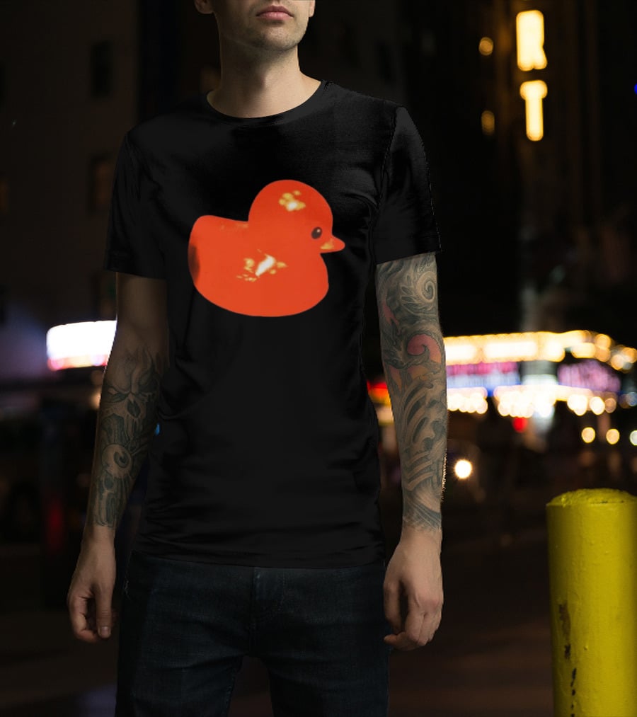 Malcolm Todd Store Bright Orange Duck T-Shirt