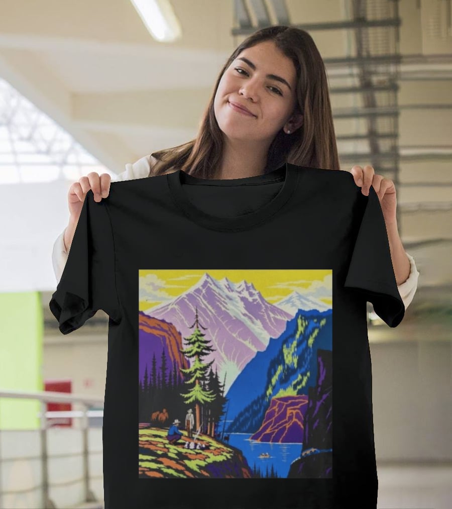 Zach Bryan Aug 13 14 2026 Denver Colorado Mountain Landscape Scenic T-Shirt
