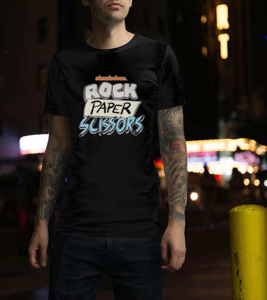 Nickelodeon Rock Paper Scissors Series Animation T-Shirt