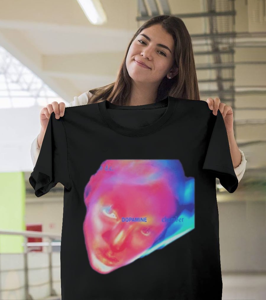 Fontaines D.C. Dopamine Chamber Album Cover Art Face T-Shirt