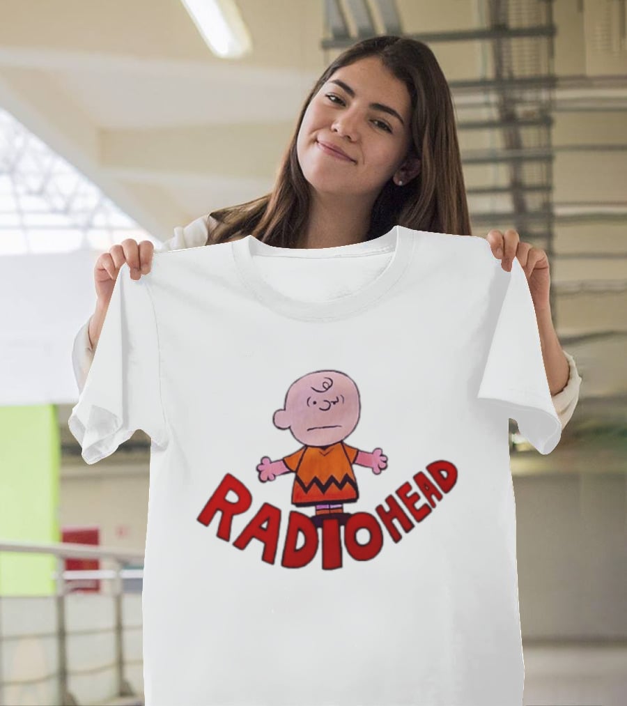 Charlie Brown Radiohead Peanuts Alternative Rock Mashup T-Shirt