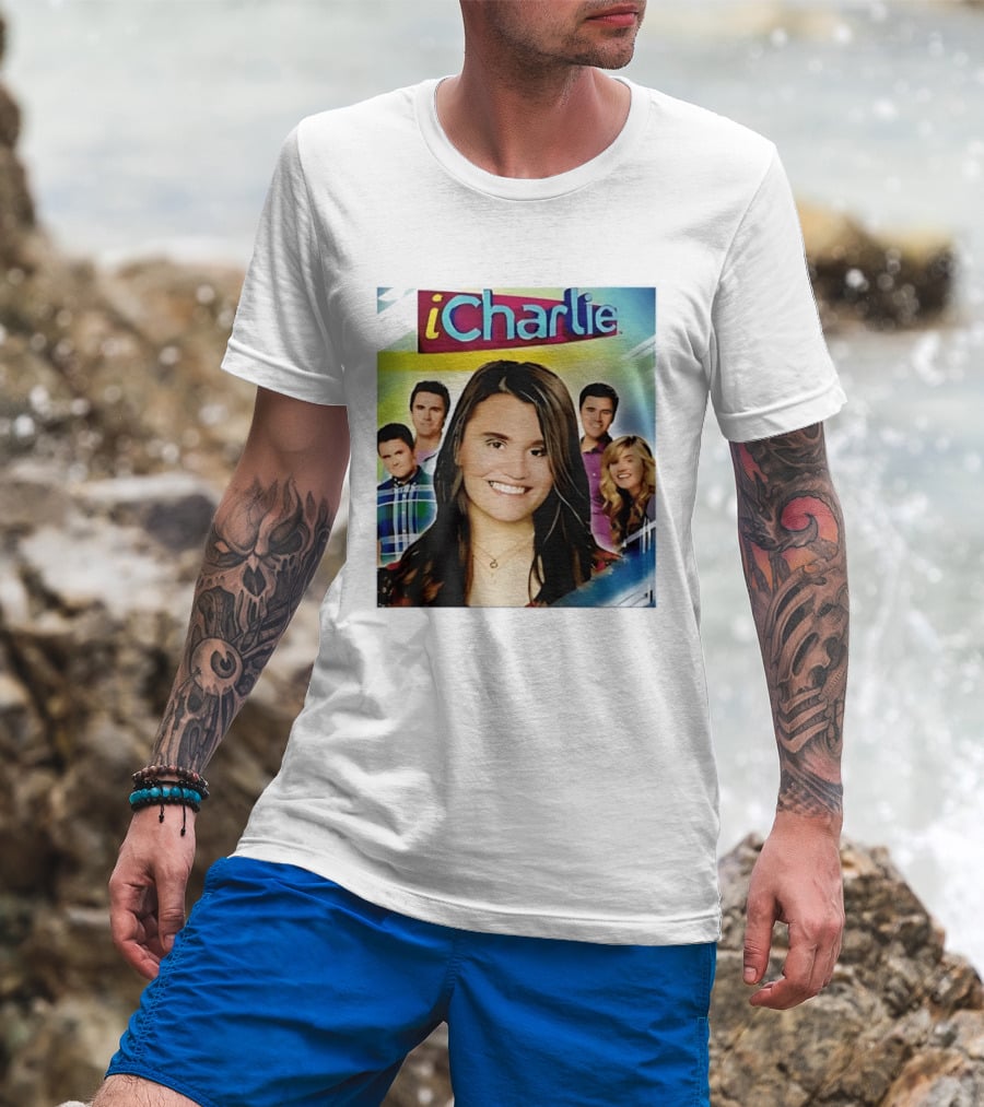 ICharlie Pop Culture Cast Television Show Iconic Faces T-Shirt