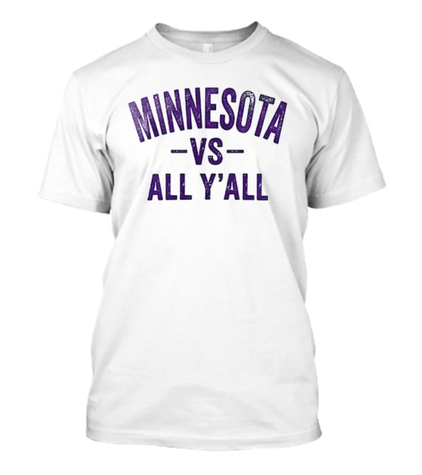 Minnesota Vikings Vs All Y'all Patriot Day Flag T-Shirt