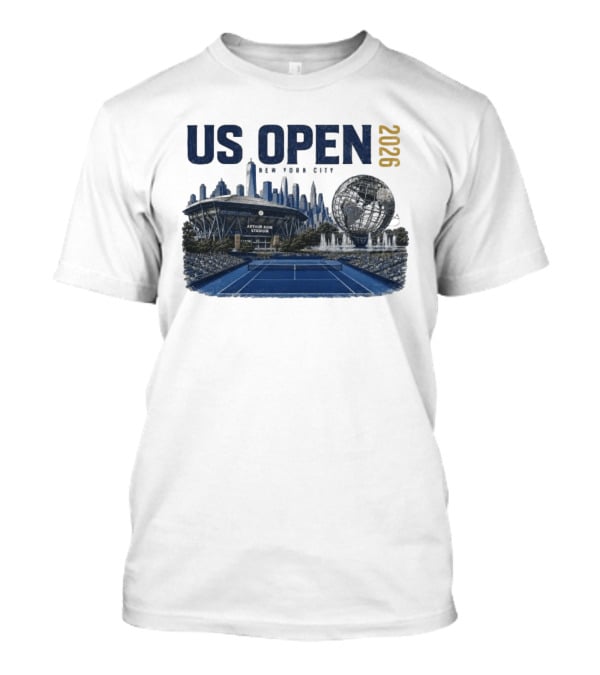 US Open 2026 New York City Arthur Ashe Stadium Flushing Meadows T-Shirt