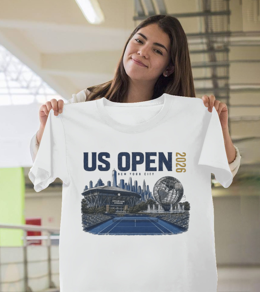 US Open 2026 New York City Arthur Ashe Stadium Flushing Meadows T-Shirt