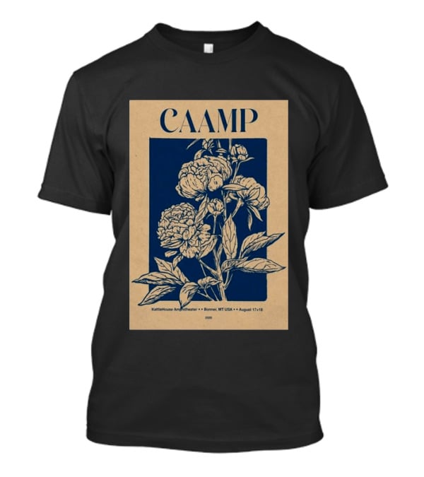 CAAMP KettleHouse Amphitheater Bonner MT August 17+18 2026 Floral T-Shirt