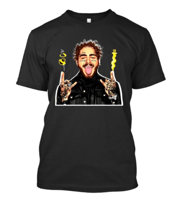 Nomad Clothing Store Sunflower Acid Wash Oversized Iconic Musician Fan T-Shirt