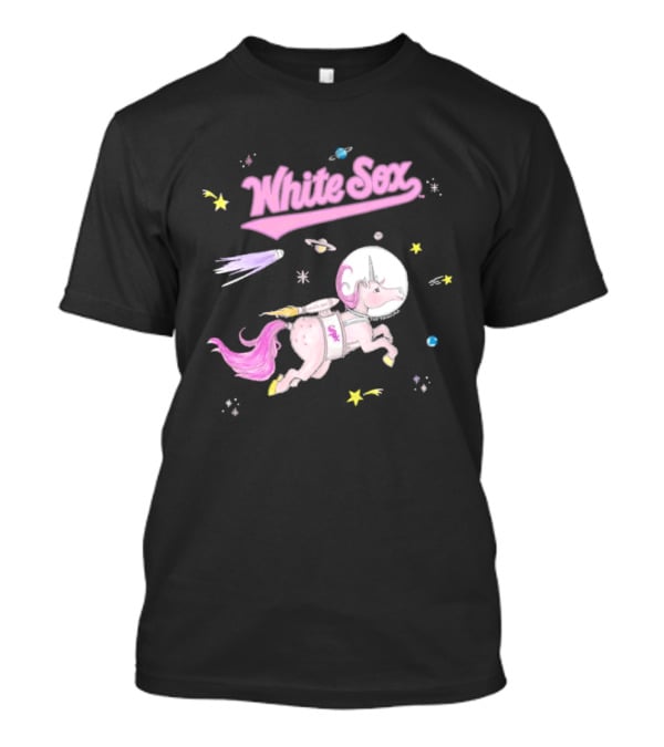 Chicago White Sox Tiny Turnip Youth Space Unicorn Galaxy Adventure T-Shirt