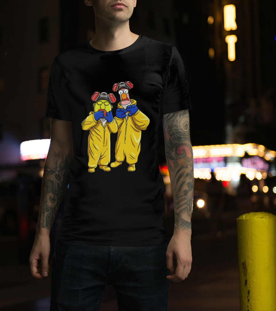 Dr Bunsen Honeydew Beaker Breaking Bad The Muppets Yellow Hazmat Suit T-Shirt