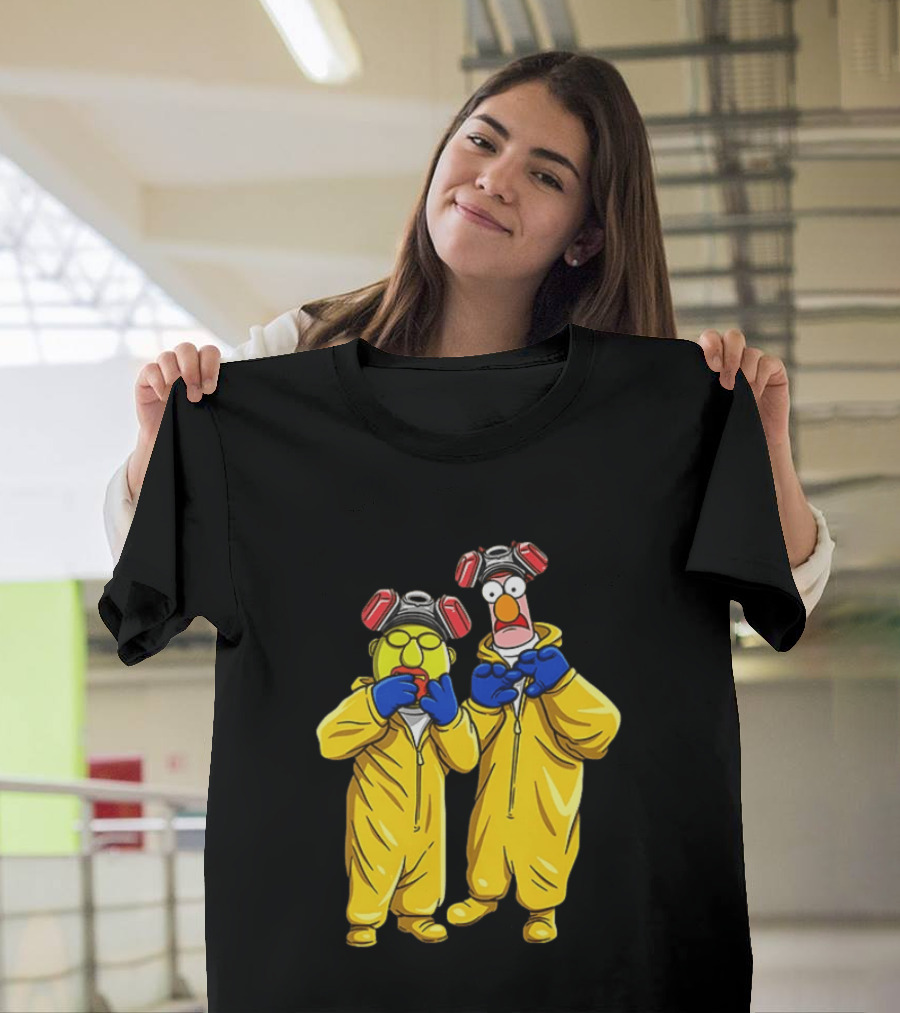 Dr Bunsen Honeydew Beaker Breaking Bad The Muppets Yellow Hazmat Suit T-Shirt