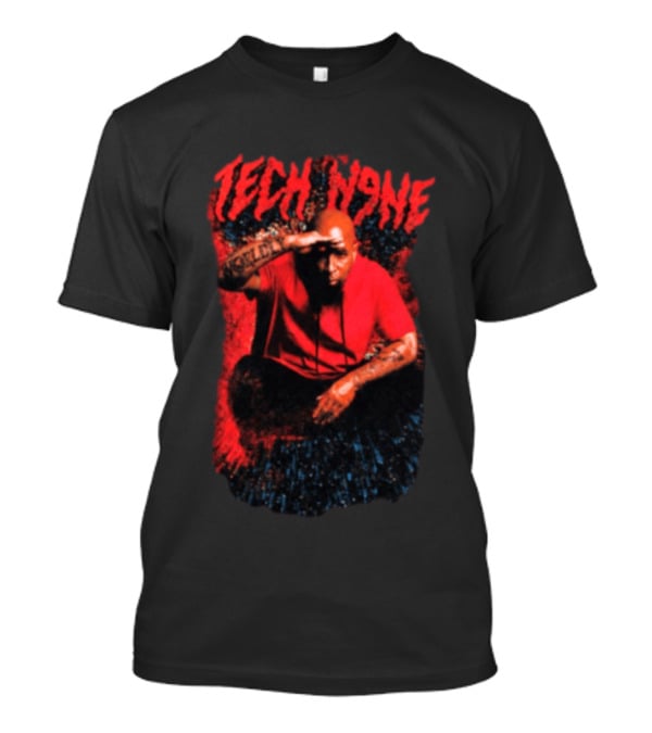 Strange Music Tech N9ne Salute Red Black T-Shirt