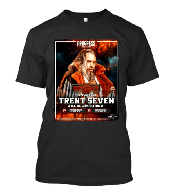 Progress Wrestling Odyssey Tour September 2026 Trent Seven Bournemouth Birmingham O2 Academy T-Shirt