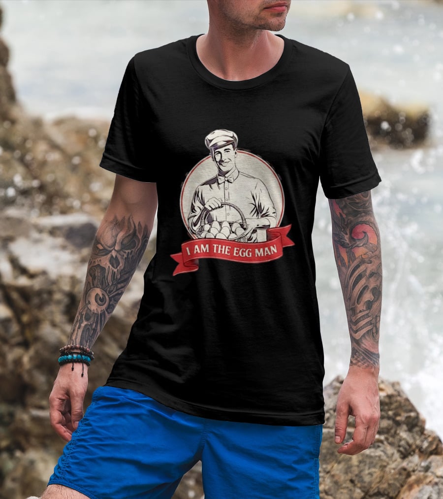 I Am The Egg Man Vintage Style Lyrics Reference T-Shirt