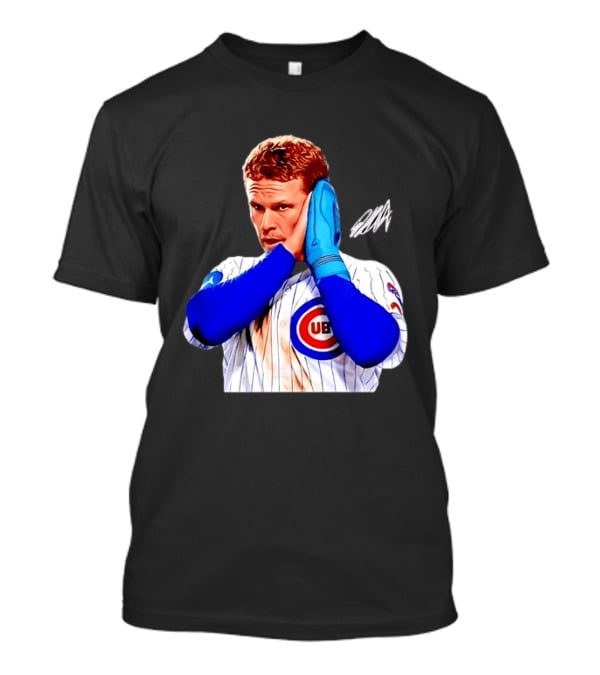 Ian Happ Chicago Cubs MLB Baseball Player With Cubs T-Shirt