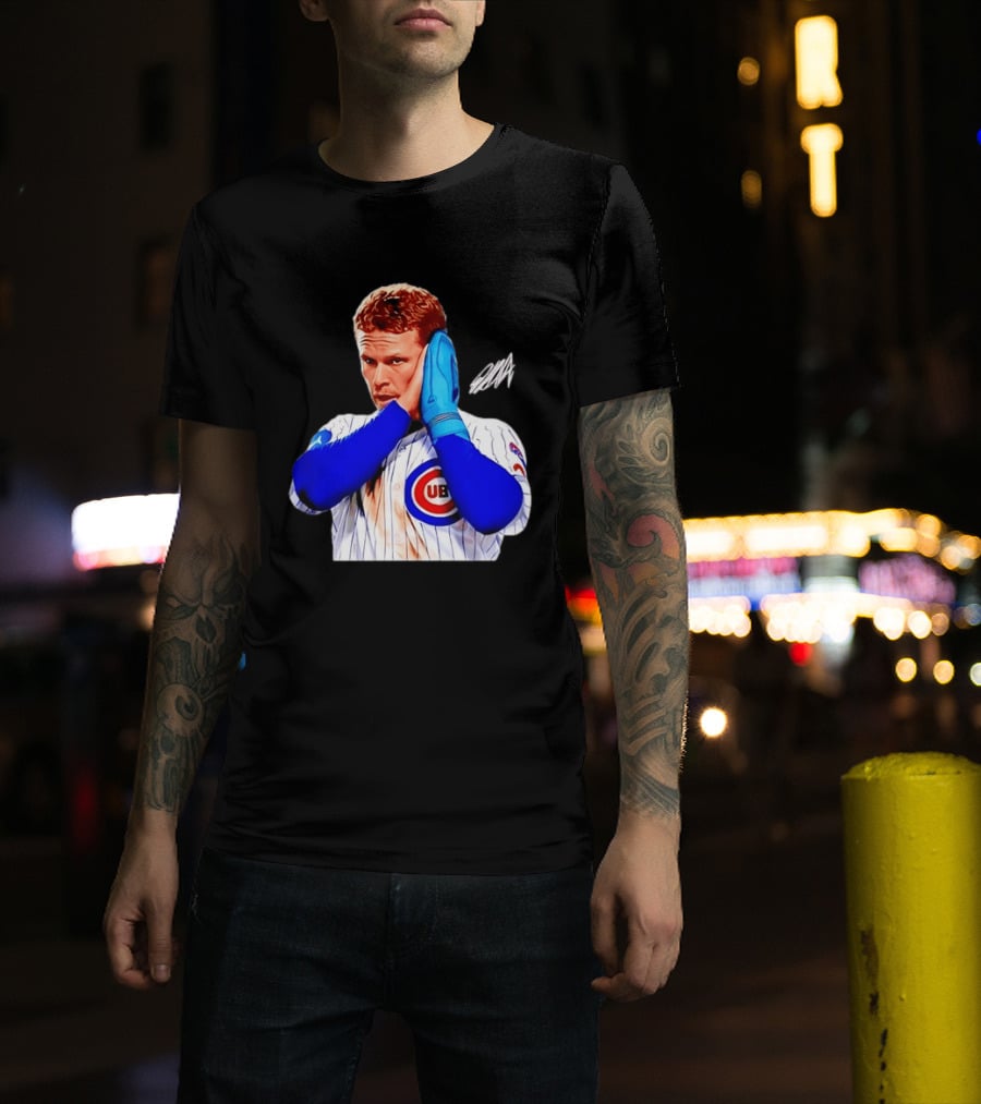 Ian Happ Chicago Cubs MLB Baseball Player With Cubs T-Shirt