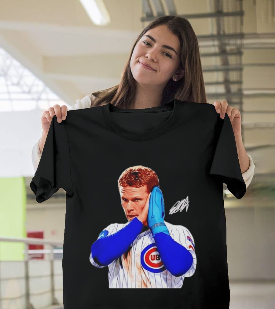 Ian Happ Chicago Cubs MLB Baseball Player With Cubs T-Shirt
