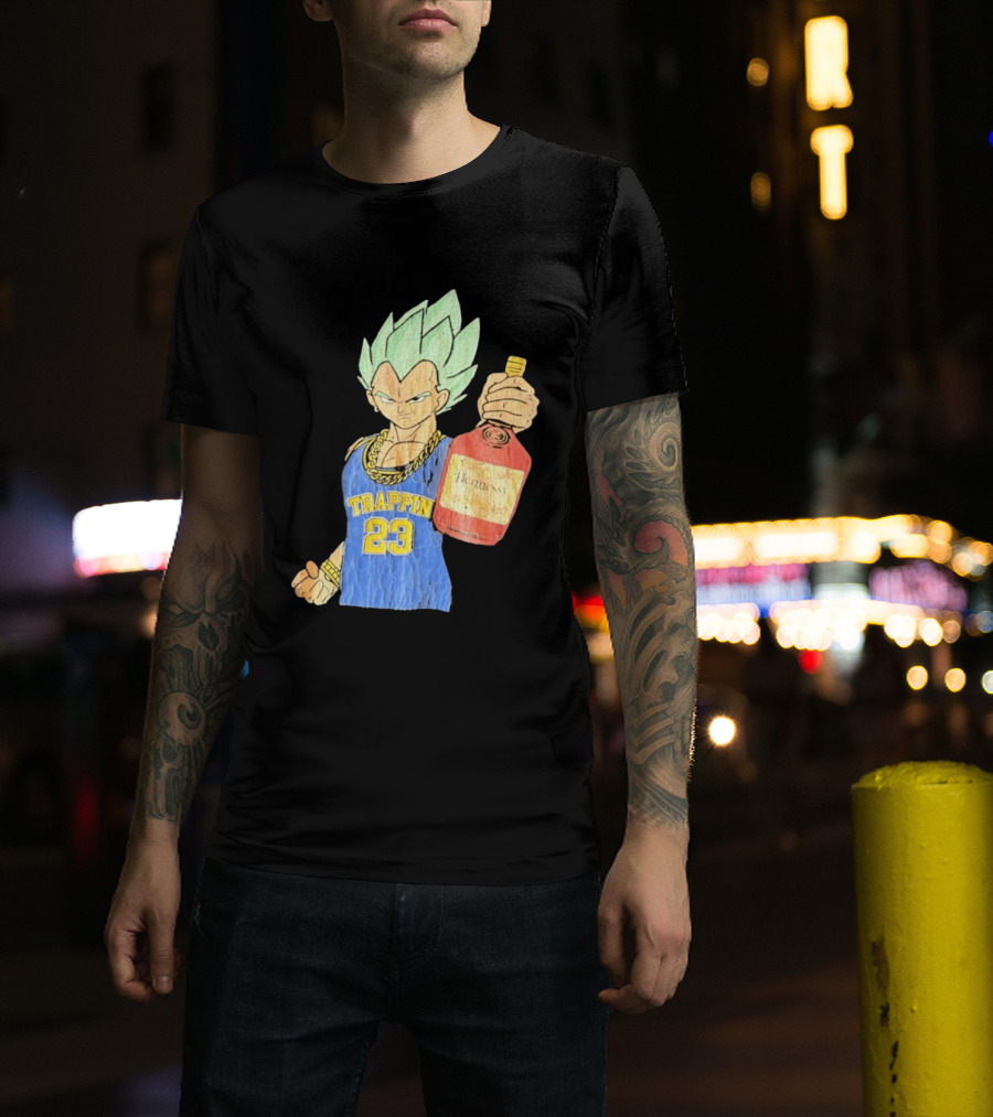 Vegeta Trappin 23 Hennessy Dragon Ball Z T-Shirt