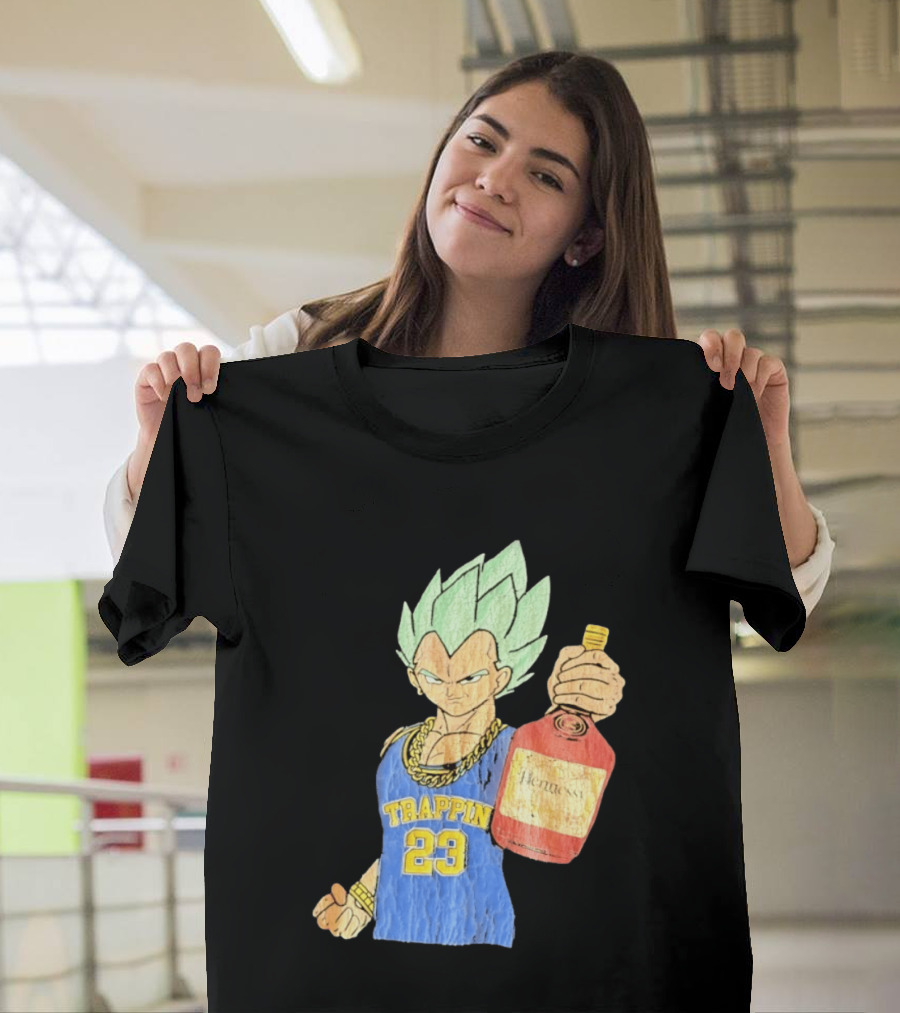 Vegeta Trappin 23 Hennessy Dragon Ball Z T-Shirt