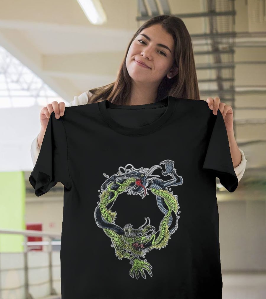 Falxo Tour 2026 El Mano A Mano Del Ano Futuristic Mechanical Dragon Battle T-Shirt