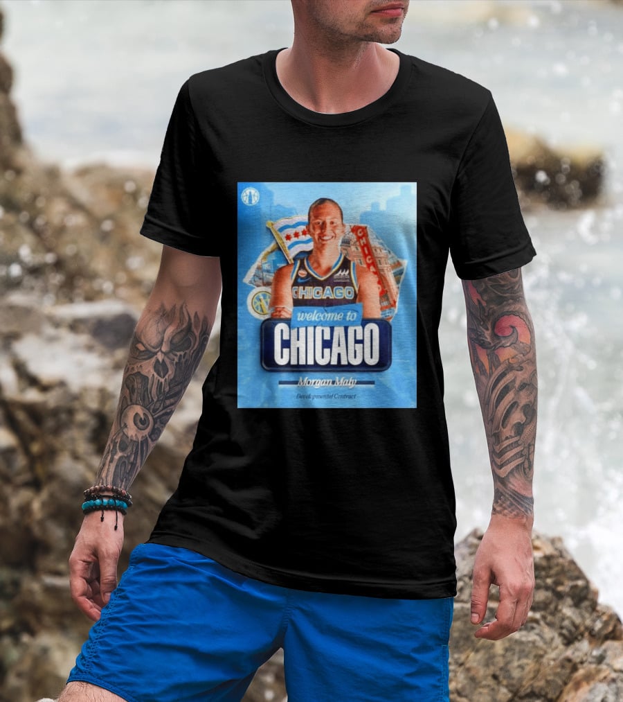Welcome To Chicago Morgan Maly Developmental Contract Basketball Jersey T-Shirt